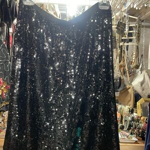 Sequence black skirt